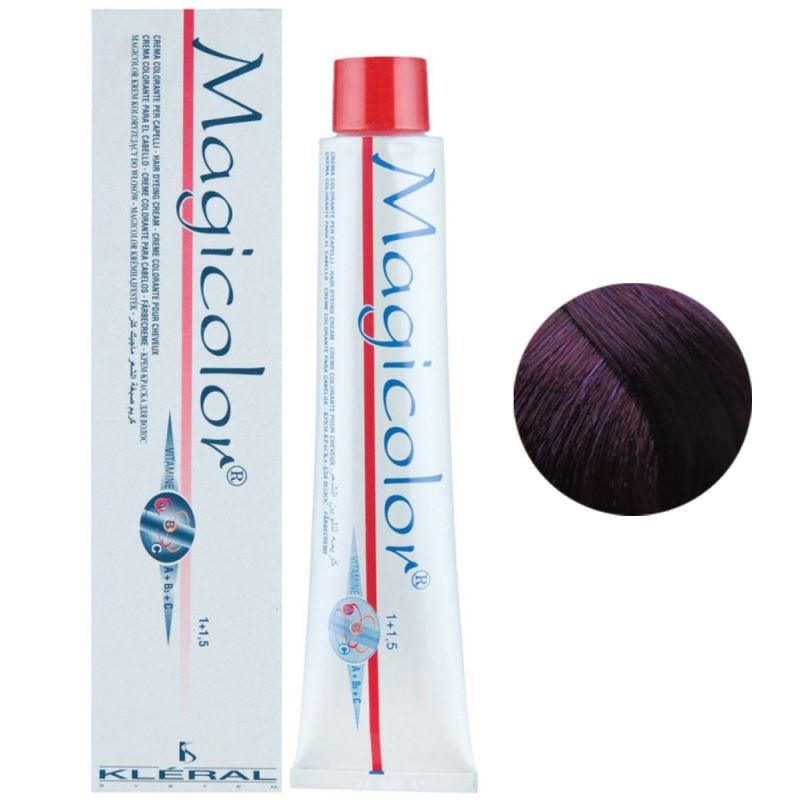 Крем-краска для волос Kleral System Magicolor 7.77 (ярко-лиловый блонд) 100 мл