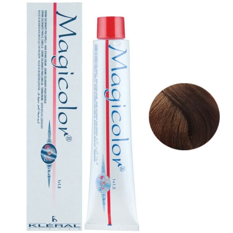 Крем-краска для волос Kleral System Magicolor 7.84 (блондин коричневый медный) 100 мл