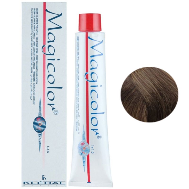 Крем-фарба для волосся Kleral System Magicolor 8.13 (райдужно-бежевий світлий) 100 мл