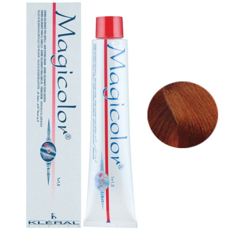 Крем-фарба для волосся Kleral System Magicolor 8.45 (8R) (мідний світлий блондин) 100 мл