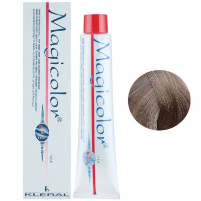 Крем-краска для волос Kleral System Magicolor 9.71 (очень светлый блондин фиолетовый пепельный) 100 мл