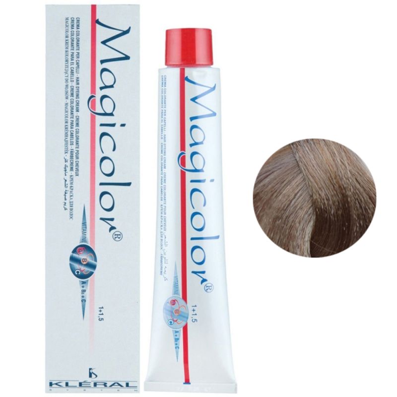 Крем-фарба для волосся Kleral System Magicolor 9.71 (дуже світлий блондин фіолетовий попелястий) 100 мл