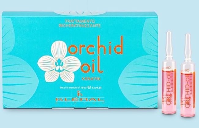 Ампулы для восстановления волос Kleral System Orchid Oil (с маслом орхидеи) 10х10 мл