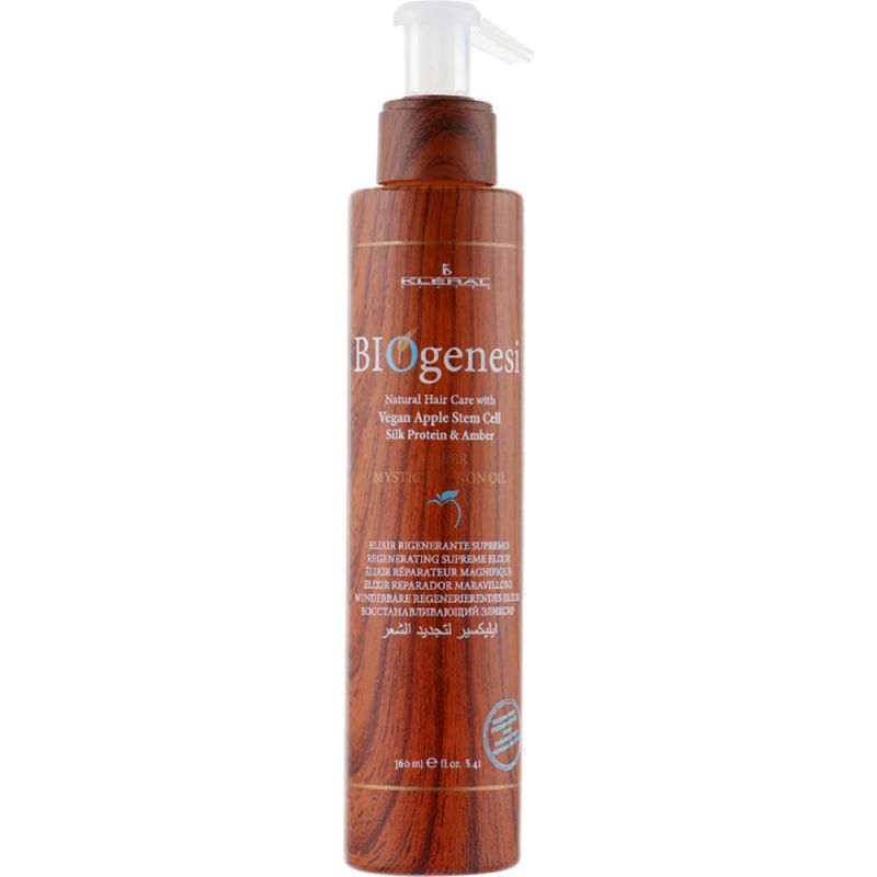 Эликсир для волос Kleral System Biogenesi Amber Oil Spray (с экстрактом янтаря) 160 мл
