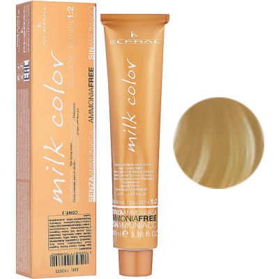 Безаміачна крем-фарба для волосся Kleral System Milk Color 10.3 (золотий екстра світлий блондин) 100 мл
