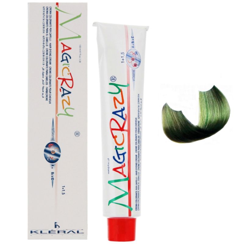 Фарба для волосся Kleral System Magicrazy G1 (зелена трава) 100 мл