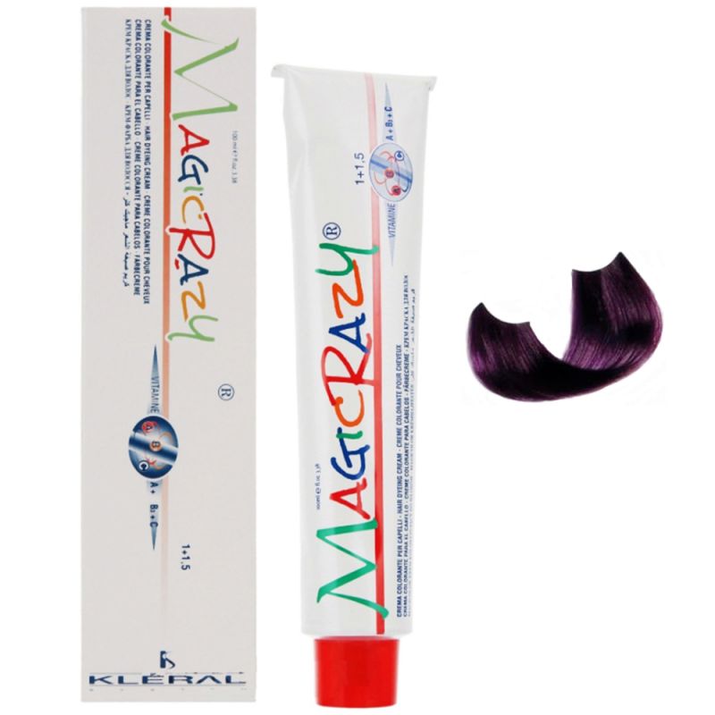 Фарба для волосся Kleral System Magicrazy V1 (яскравий фіолетовий) 100 мл