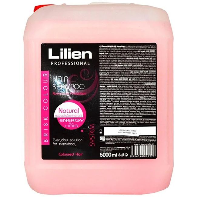 Шампунь для фарбованого волосся Lilien Hair Shampoo Brisk Color 5000 мл