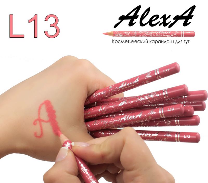 Карандаш для губ AlexA Lip Pencil L13 (розово-коралловый)