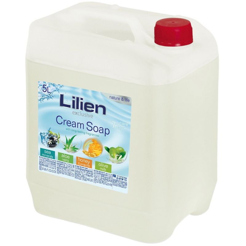 Мыло для рук Lilien Oliva Milk Cream Soap (оливковое молочко) 5000 мл