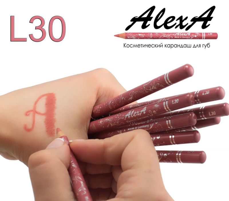 Карандаш для губ AlexA Lip Pencil L30 (персиково-розовый)