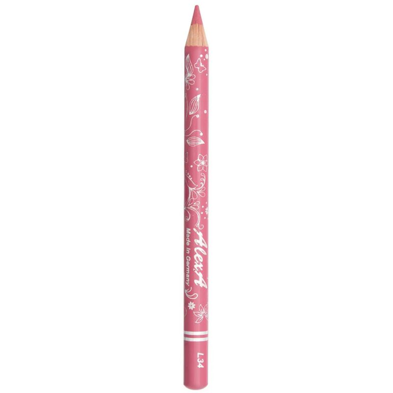 Олівець для губ AlexA Lip Pencil L34 (яскравий холодний рожевий)