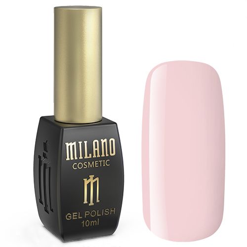 Гель-лак Milano №011 (молочний рожево-персиковий, емаль) 10 мл
