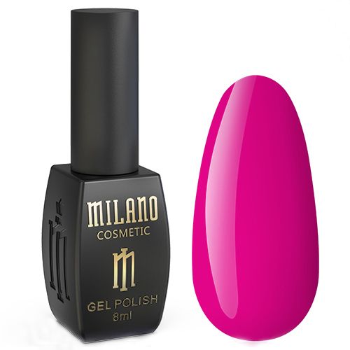 Гель-лак Milano Neon №014 (ярко-розовый, эмаль) 8 мл