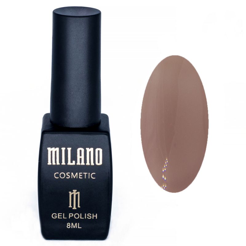 Гель-лак Milano Nude №004 (сіро-коричневий, емаль) 8 мл