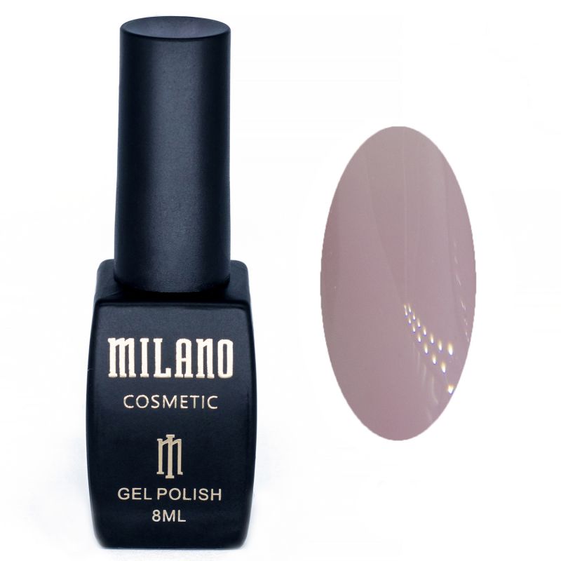 Гель-лак Milano Nude №006 (серо-розовый, эмаль) 8 мл