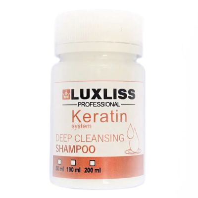Шампунь для волосся Luxliss Keratin System Deep Shampoo 100 мл