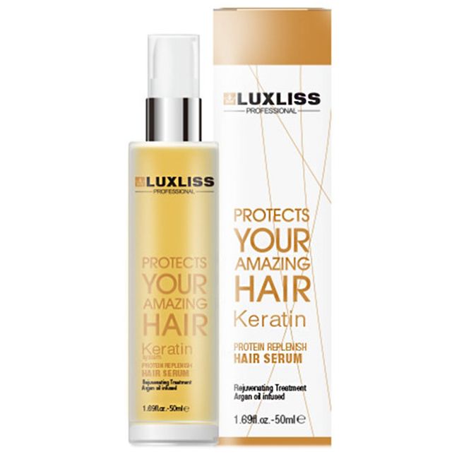 Масло кератиновое Luxliss Keratin Protein Replenish Hair Serum 50 мл