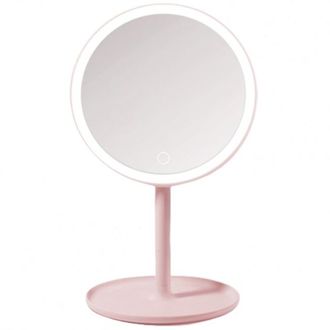 Дзеркало для макіяжу Xiaomi Doco Pro LED Mirror Pink