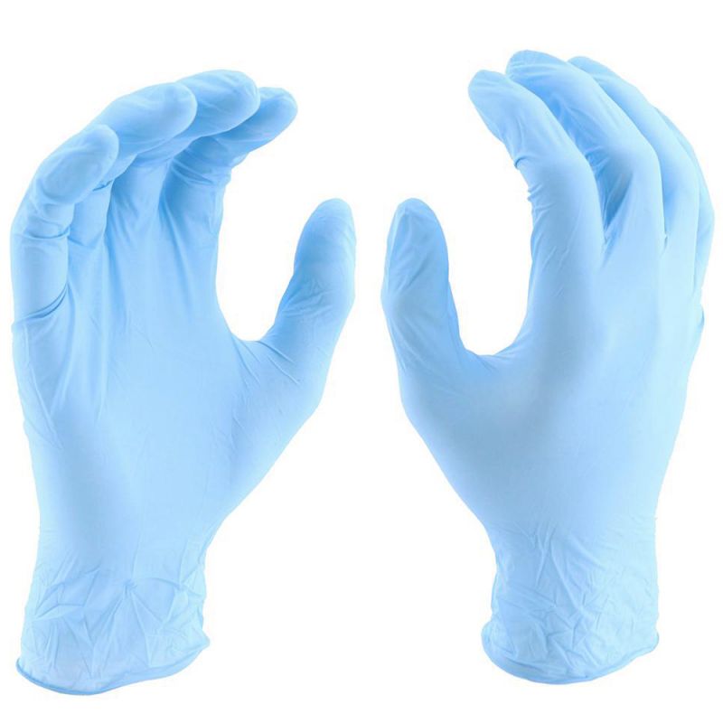 Перчатки нитриловые неопудренные Medicom SafeTouch Advanced Slim Blue XS 100 штук
