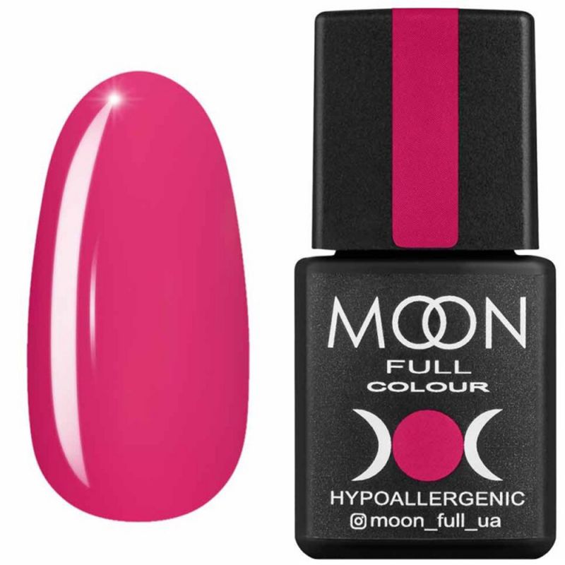 Гель-лак Moon Full Air Nude №18 (вінтажний рожевий насичений, емаль) 8 мл