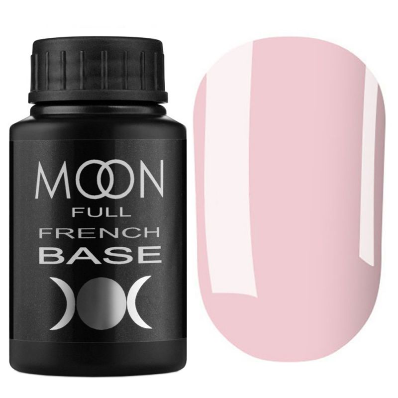 База для гель-лака Moon Full Base French Premium №25 (розовая пудра) 30 мл