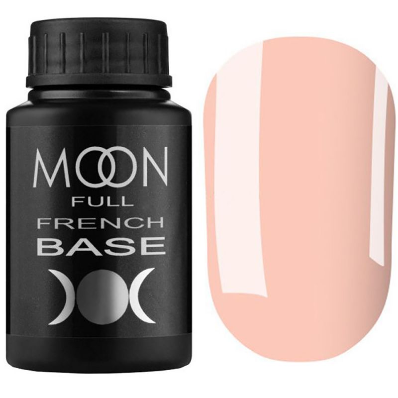 База для гель-лака Moon Full Base French Premium №33 (светло-персиковый) 30 мл