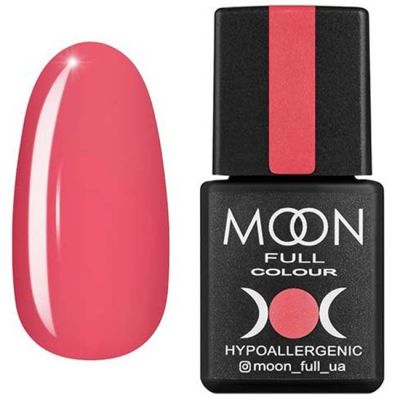 Гель-лак Moon Full Color №114 * (лососева-рожевий, емаль) 8 мл