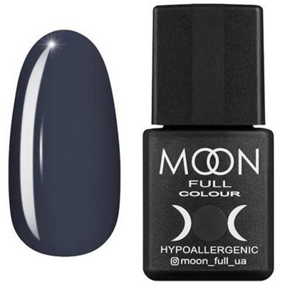 Гель-лак Moon Full Color №152 (темно-сірий, емаль) 8 мл