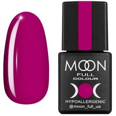 Гель-лак Moon Full Color №166 (глубокий розовый, эмаль) 8 мл