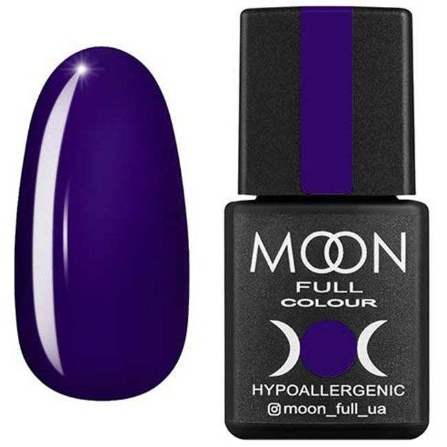 Гель-лак Moon Full Color №172 (темно-фіолетовий, емаль) 8 мл