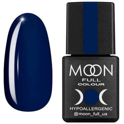 Гель-лак Moon Full Color №175 (синій димчастий, емаль) 8 мл