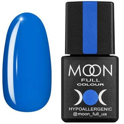 Гель-лак Moon Full Color №182 (блакитний, емаль) 8 мл