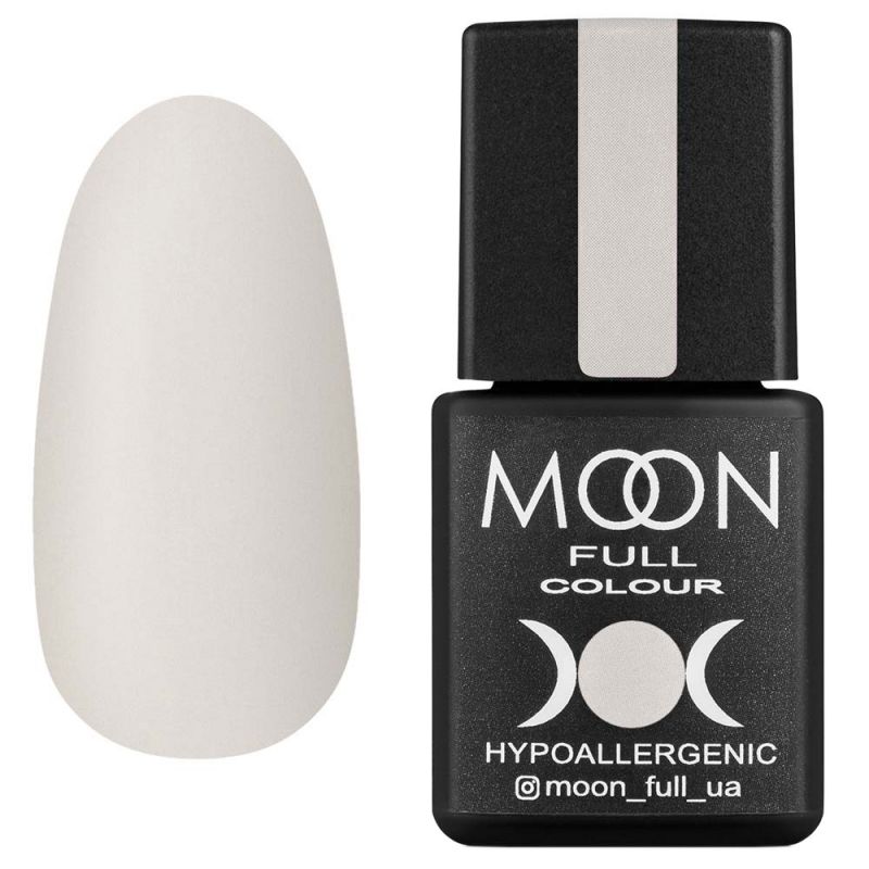 Гель-лак Moon Full Fashion Color №233 (бледно-серый, эмаль) 8 мл