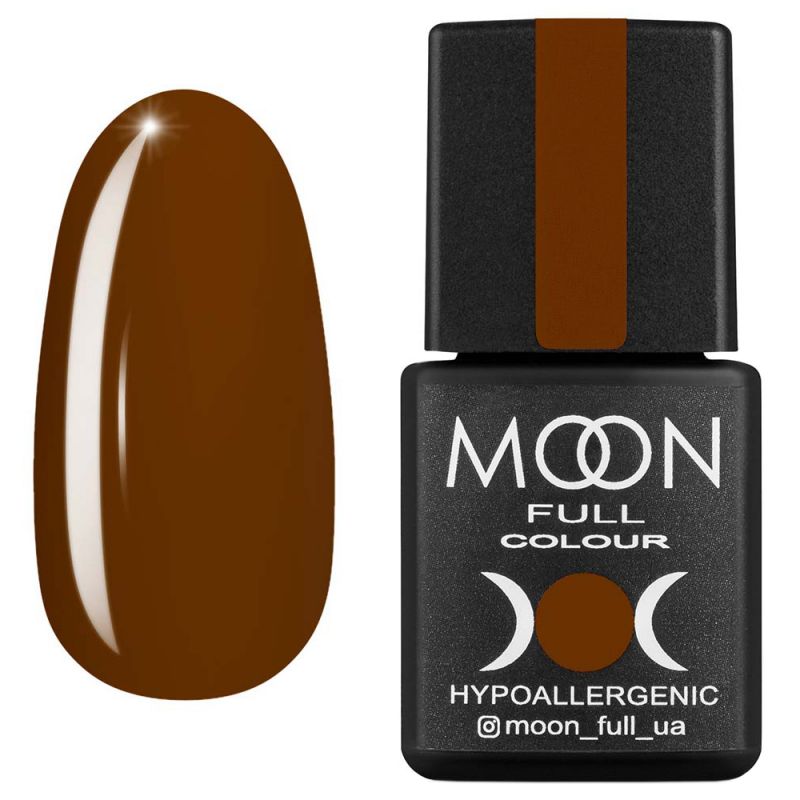 Гель-лак Moon Full Fashion Color №235 (коричневый, эмаль) 8 мл
