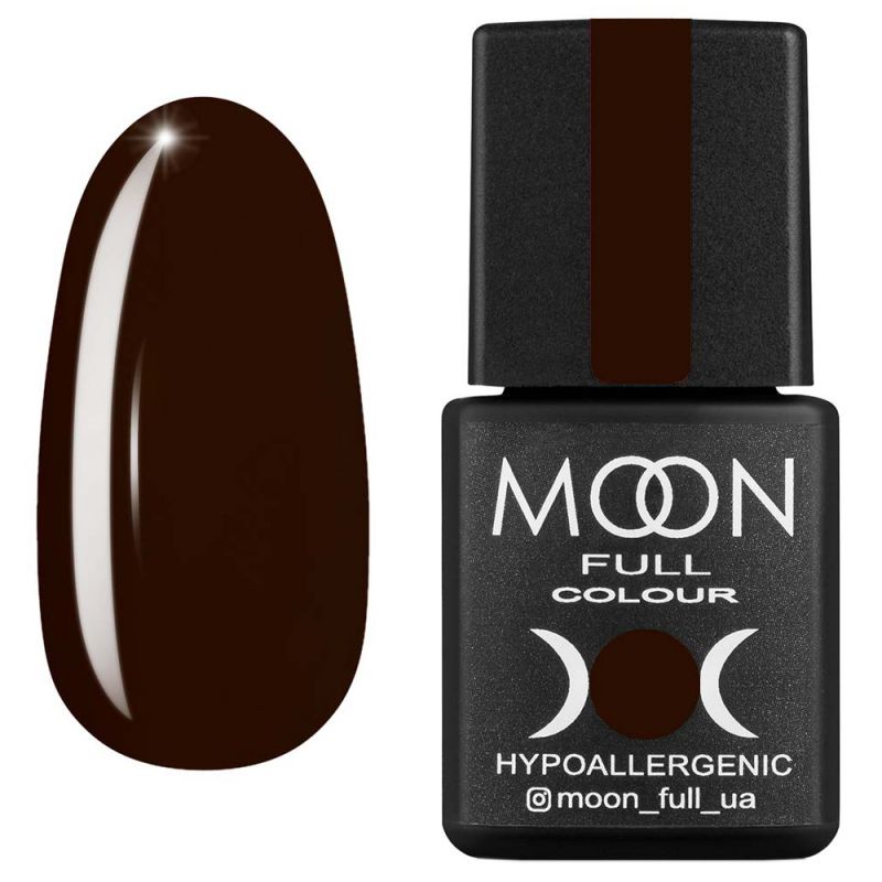Гель-лак Moon Full Fashion Color №236 (темный шоколад, эмаль) 8 мл