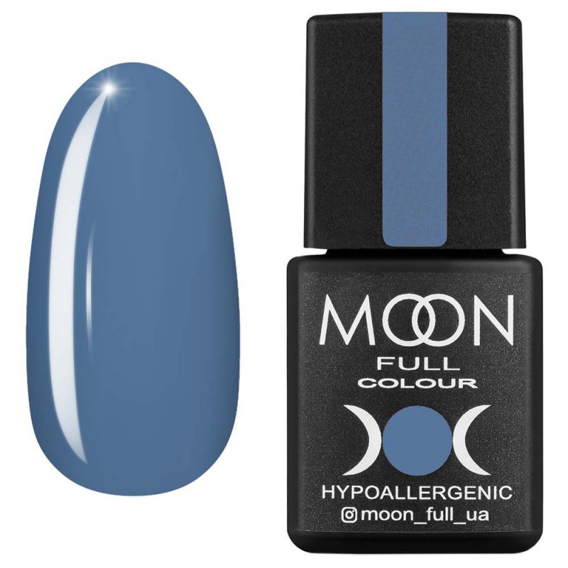Гель-лак Moon Full Fashion Color №241 (джинсовий синій, емаль) 8 мл