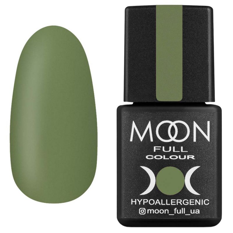 Гель-лак Moon Full Fashion Color №243 (лесной зеленый, эмаль) 8 мл