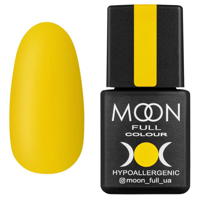 Гель-лак Moon Full Fashion Color №245 (желто-лимонный, эмаль) 8 мл