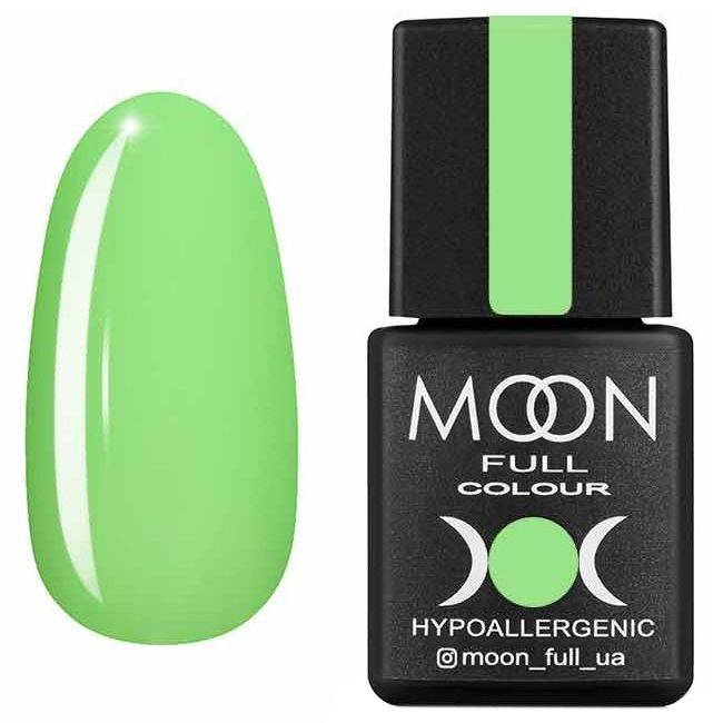 Гель-лак Moon Full Neon №701 (светло-салатовый, эмаль) 8 мл