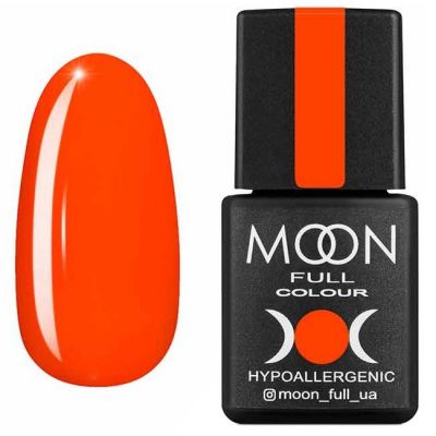 Гель-лак Moon Full Neon №707 (морквяно-кораловий, емаль) 8 мл