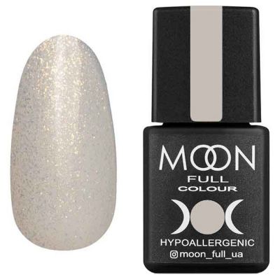 Гель-лак Moon Full Opal Color №501 (полупрозрачный с золотым шиммером) 8 мл