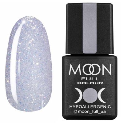 Гель-лак Moon Full Opal Color №509 (світло-бузковий з різнобарвним шимером) 8 мл