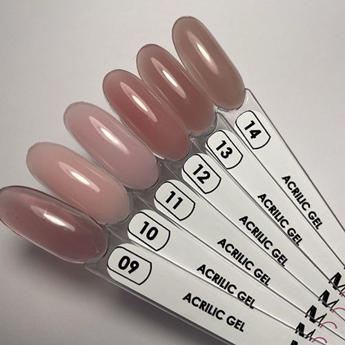 Акрил-гель для нігтів MG Acrylic Gel №12 (темний тілесний) 30 мл