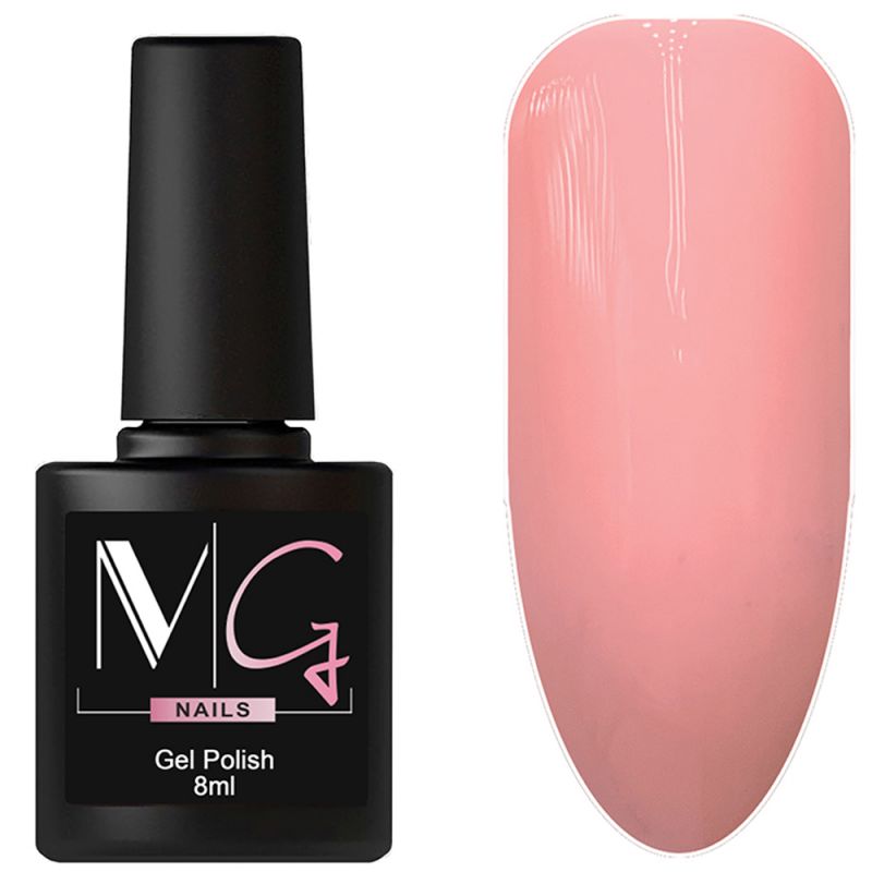 Гель-лак MG №045 Light Pink (світло-рожевий, емаль) 8 мл