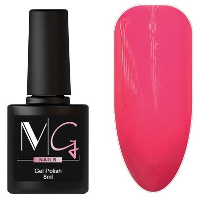 Гель-лак MG №049 Hot Pink (ярко-розовый, эмаль) 8 мл