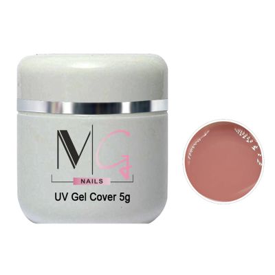 Гель будівельний камуфлюючий MG UV Gel Cover Light (попелясто-рожевий) 5 мл