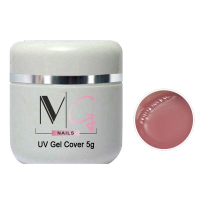Гель строительный камуфлирующий MG UV Gel Cover (розово-сливовый) 5 мл