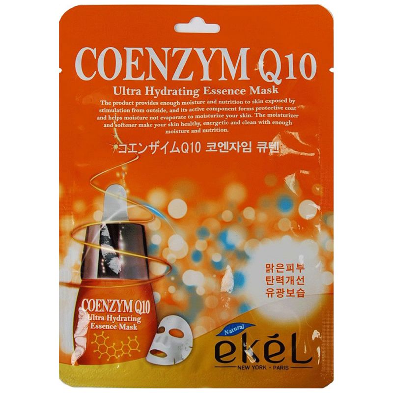 Тканевая маска для лица Ekel Coenzym Q10 Ultra Hydrating Essence Mask 25 мл