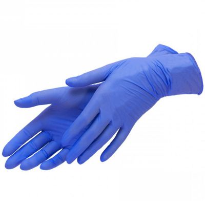 Нітрилові рукавички без пудри Mercator Medical Nitrylex Classic Blue M 200 штук